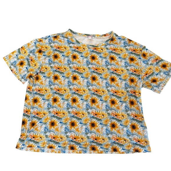 NWOT Jordann Jammies Sunflower Pajamas Lounge Set Size XL - Picture 8 of 10